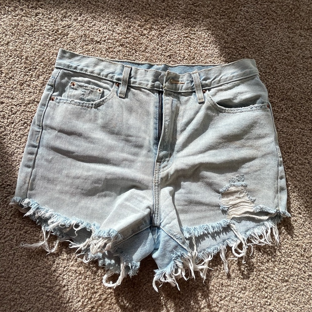 Custom, Jean frayed shorts